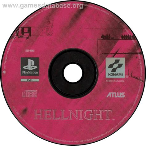 Hellnight Sony Playstation Artwork Disc