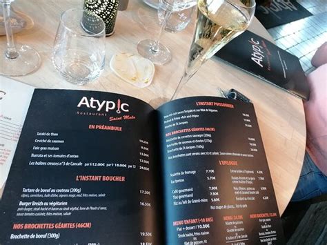 Restaurant L Atypic Saint Malo Restaurant Avis Num Ro De T L Phone