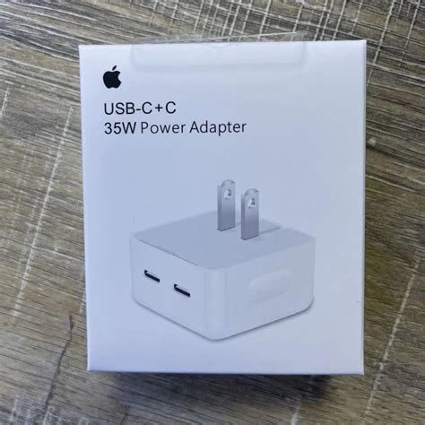 Apple 35w Dual Usb C Port Compact Power Adapter