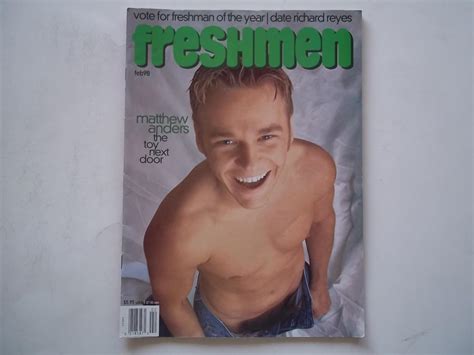 Freshmen February Gay Male Magazine Nude Photos Photographs Fred Goss Editor In Chief