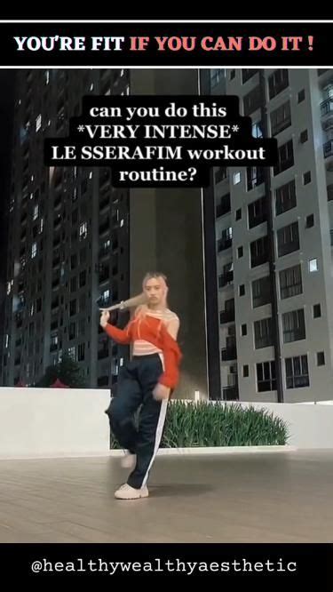 Le Sserafim Workout Routine Hiit Workouts At Home Hiit Workout At