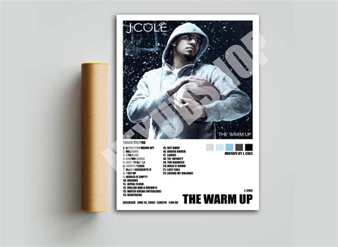 J Cole The Warm Up Poster Album Cover Poster Room Decor | Etsy