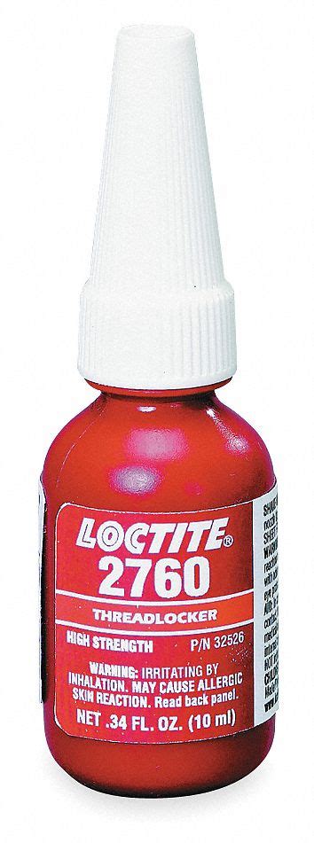 Loctite 2760 Series High Strength Threadlocker Red Liquid 50ml Bottle