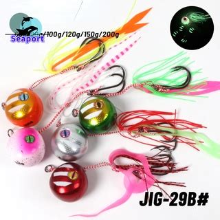 Inchiku Madai Slider Fishing Jig Lure Snapper Tai Kabura Sliding Slow