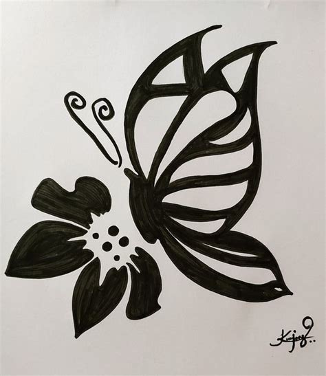 Marker Sketch Minearts Paintings And Prints Animals Birds And Fish