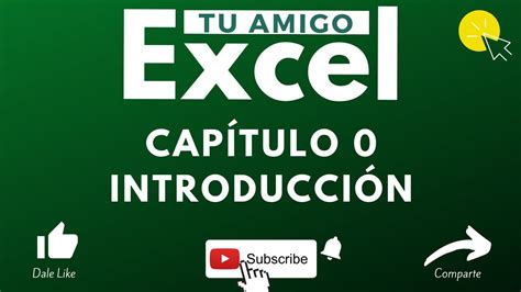 Curso Excel Capítulo 0 Introducción para principiantes YouTube