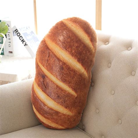 Plush Bread Pillow Glutto Digest