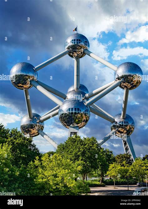 The Atomium The Famous Landmark Of Brussels Belgium Stock Photo Alamy