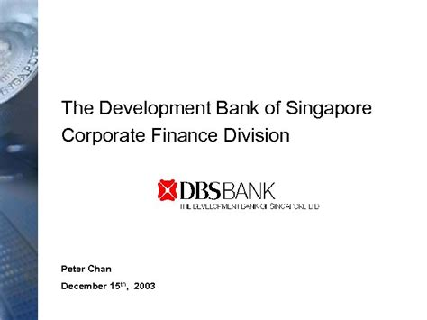 development bank  singapore corporate finance division