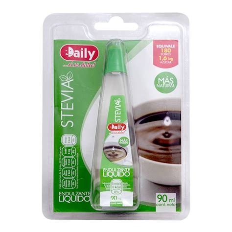 Endulzante líquido Daily stevia 90 ml Walmart