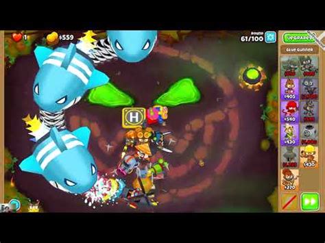 Bloons Td Carved Beginner Map Chimps Mode Gameplay Walkthrough