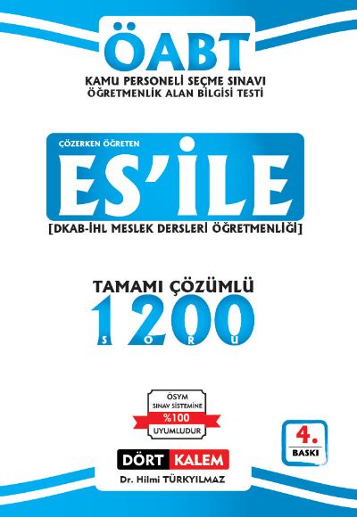 2023 ÖABT Esile Din Kültürü ve Ahlak Bilgisi ve İmam Hatip Lisesi