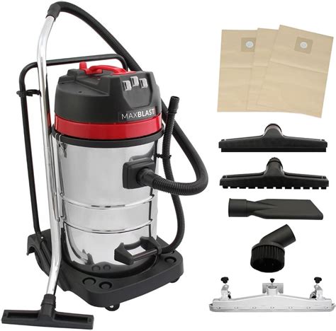 Industrial Vacuum Cleaner 80L Wet Dry 5 Attachments Commercial