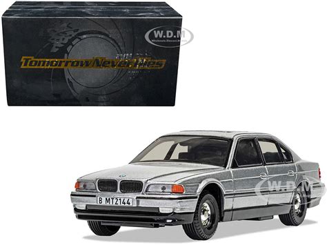 Bmw 750il Silver Metallic James Bond 007 Tomorrow Never Dies 1997 Movie