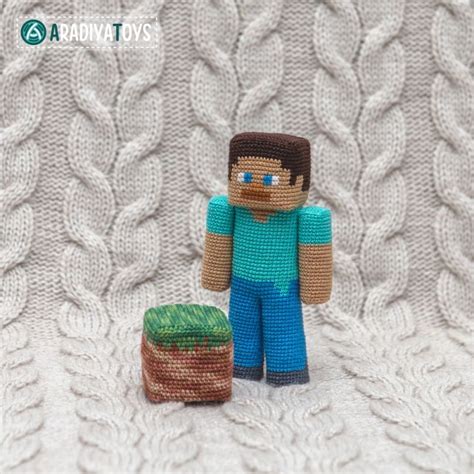 Steve Minecraft Amigurumi Pattern Minecraft Pattern Minecraft