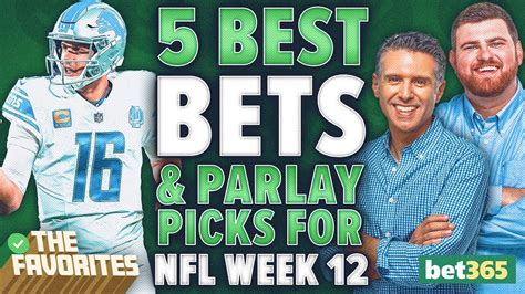 5 Nfl Week 12 Best Bets And Nfl Parlay Picks From Simon Hunter And Chad