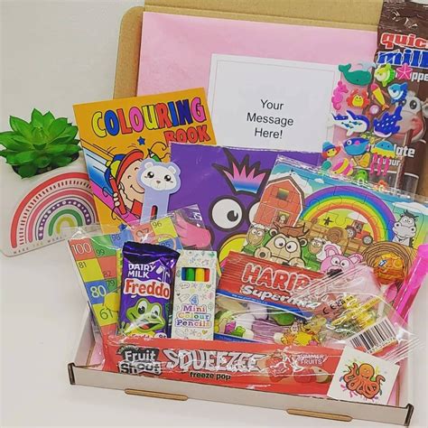 Childrens Letterbox T Kids Activity Box Kids Letterbox T Hug