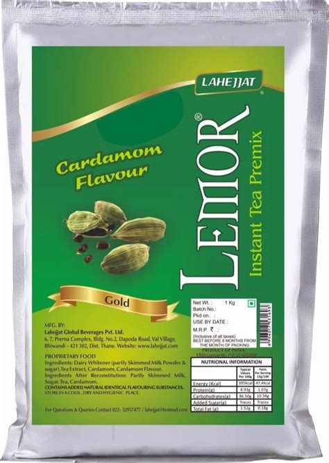 Lemor Cardamom Tea Premix Powdered Packaging Size 1 Kgs At Rs 400kg In Navi Mumbai