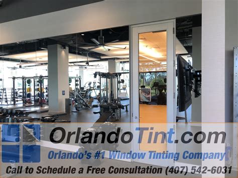 Reflective Privacy Tint for Commercial Property in Orlando Fl