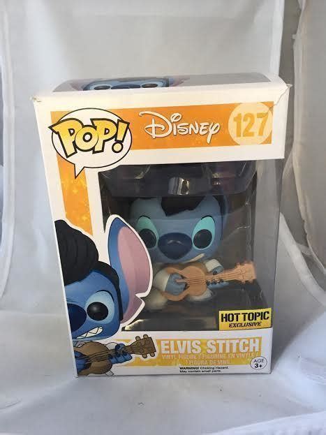 Pop Funko Disney Lilo And Stitch Elvis Stitch Hot Topic Exclusive