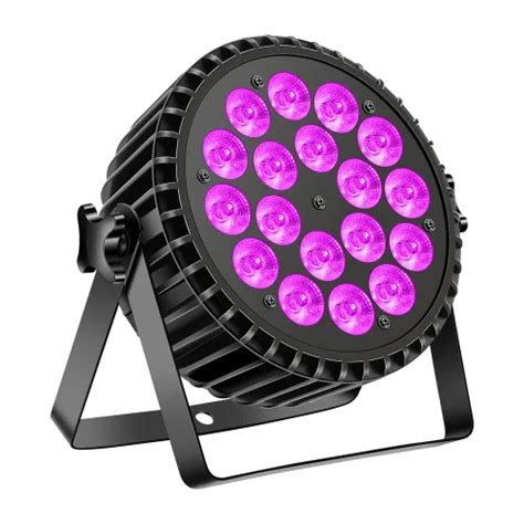 ZQ01137 UV RGB LED Par DMX Stage Effect Light Infinite Mixing And