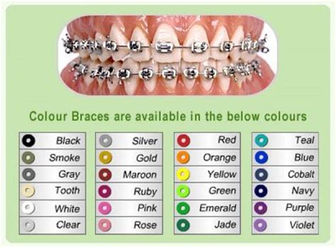 Hopefully Some These Colors Are My Choices At My Orthodontist When I Am