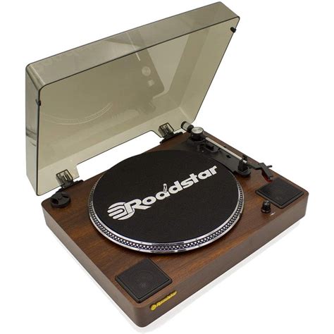 Roadstar Tt Spk Tocadiscos De Madera Pccomponentes