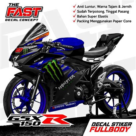 Jual Terbaru Bisa Cod Decal Gsx R Full Body Racing Motogp Variasi