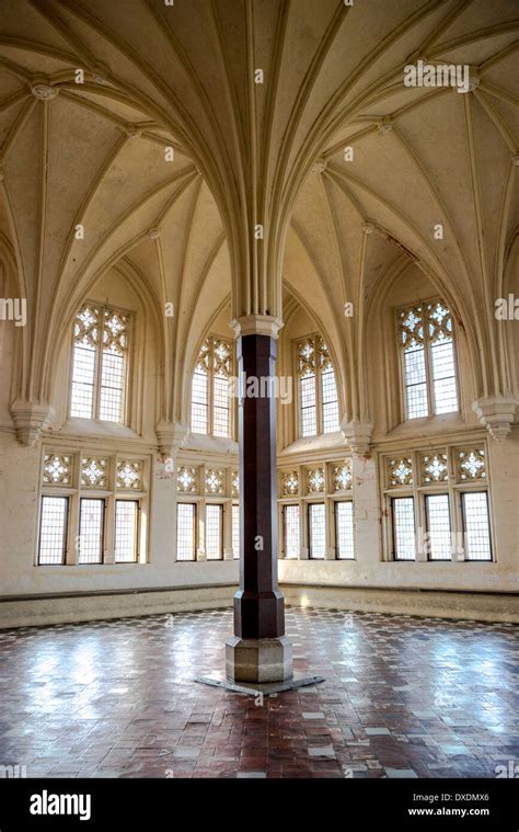 Malbork Castle Interior Room Stock Photo Alamy