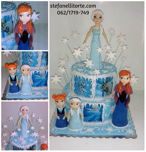 Frozen Cake Decorated Cake By Stefanelli Torte CakesDecor