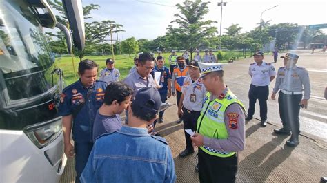 Oklc Polres Tegal Gelar Ramp Chek Angkutan Umum Di Terminal