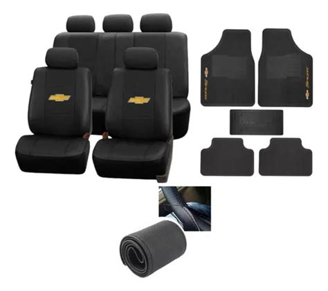 Corsa Sedan Premium Capas Bancos Couro Kit Tapetes Volante Frete Gr Tis