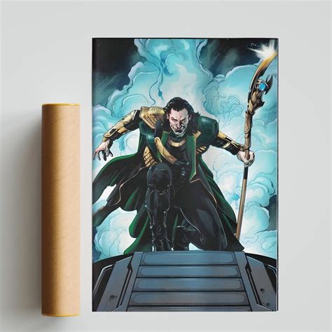 Loki Poster Loki Print Loki Loki Wall Art Tom Hiddleston Poster