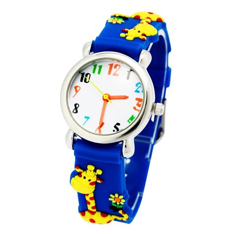 Kids Watches 3d Cute Cartoon Waterproof Silicone Children Toddler Wrist