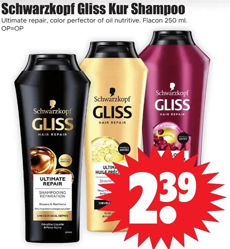 Schwarzkopf Gliss Kur Shampoo 250 Ml Aanbieding Bij Dirk