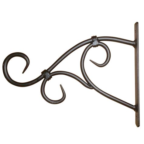 Patio Life 9 In Black Steel Plant Hook At Lowes