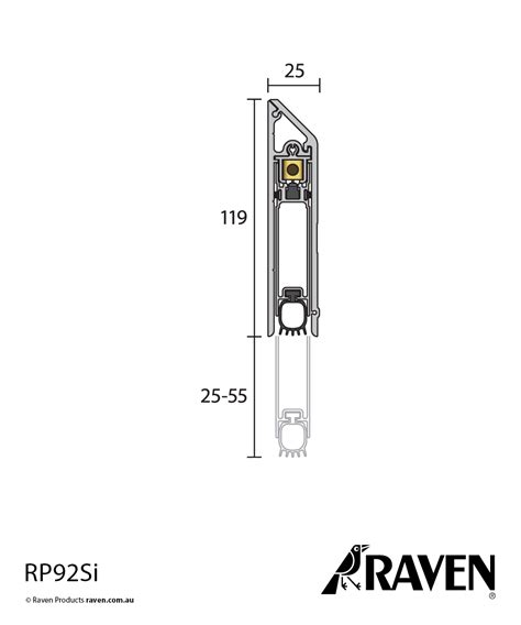 Automatic Door Bottom Seals Rp Si