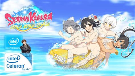 Gameplay De Senran Kagura Peach Beach Splash Con Un Intel Celeron N