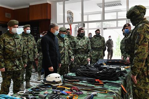 Minister Stefanović Visits 72nd Special Operations Brigade Ministry