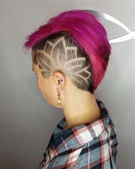 19 Edgy Undercut Designs in 2019: Flowers, Hearts, Chevrons & More