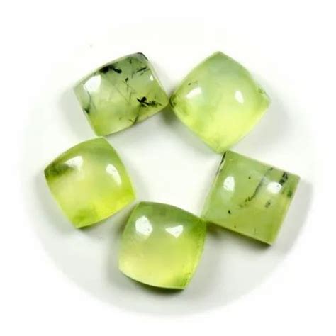 Natural Prehnite Loose Gemstone Lots Piece Square Shape Rashi Ratan