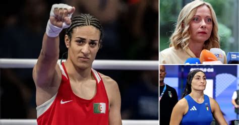 Italys Pm Blasts Olympics After Female Boxer Quits Fight Vs Imane