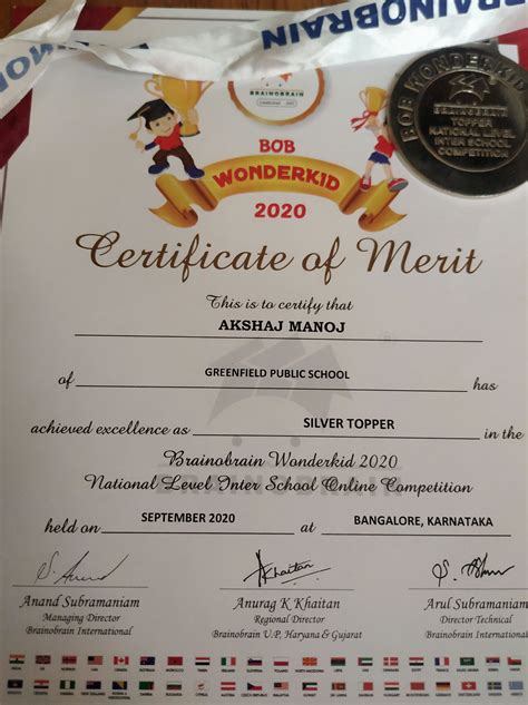 Achievements Greenfield Public School Bangalore India