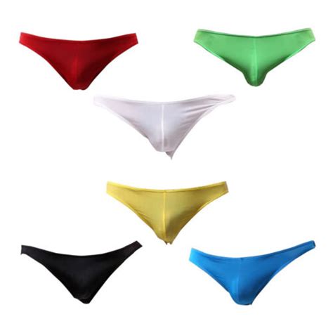 Mens Bikini Swimwear Swimsuit Beachwear Underwear Smooth Thin Mini Swim EBay