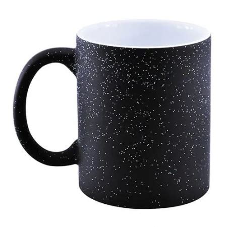 Caneca de Cerâmica Mágica Preta Fosca 325ml 6 unidades CANECAS DE