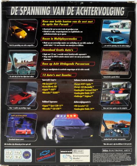 Need For Speed 3 Hot Pursuit PC CD Retro Console Games Retrogame