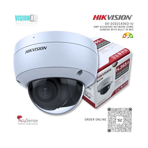 Hikvision Ds Cd Iu Mp Acusense Ip Dome Mic Camera Lowest Prise