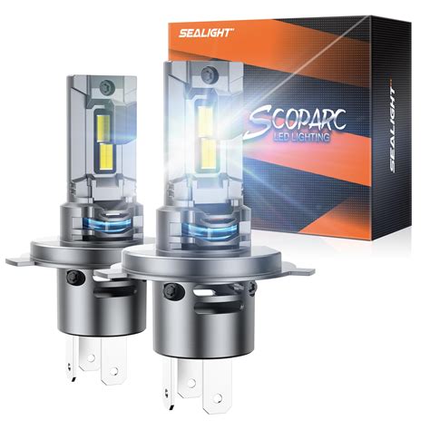 Snapklik SEALIGHT S2S H4 9003 HB2 2024 Newest Bulbs Hi Lo 28000LM