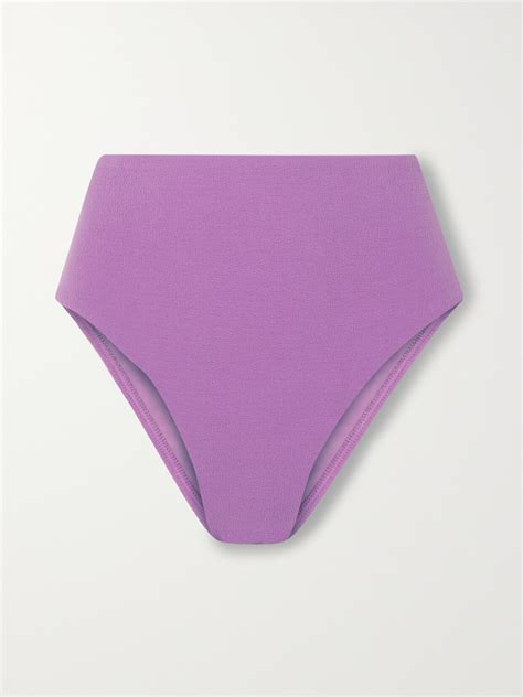 Matteau The High Waist Recycled Fibre Blend Bikini Briefs In Pink