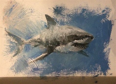 Shark paintings | Behance